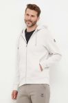 Кофта Colmar чоловіча колір бежевий з капюшоном однотонна Кофта Colmar чоловіча колір бежевий з капюшоном однотонна