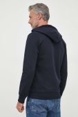 Бавовняна кофта Pepe Jeans RYAN чоловіча колір синій з капюшоном з аплікацією Бавовняна кофта Pepe Jeans RYAN чоловіча колір синій з капюшоном з аплікацією