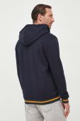 Бавовняна кофта Pepe Jeans Michon чоловіча колір синій з капюшоном з аплікацією