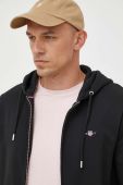 Кофта Gant чоловіча колір чорний з капюшоном однотонна (3341878) Кофта Gant чоловіча колір чорний з капюшоном однотонна (3341878)