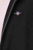Кофта Gant чоловіча колір чорний з капюшоном однотонна (3341878) Кофта Gant чоловіча колір чорний з капюшоном однотонна (3341878)