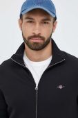 Кофта Gant чоловіча колір чорний однотонна (3341892) Кофта Gant чоловіча колір чорний однотонна (3341892)