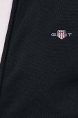Бавовняний кардиган Gant колір чорний Бавовняний кардиган Gant колір чорний