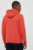 Кофта Napapijri чоловіча колір помаранчевий з капюшоном однотонна Кофта Napapijri чоловіча колір помаранчевий з капюшоном однотонна