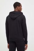 Бавовняна кофта BOSS чоловіча колір чорний з капюшоном з принтом (3510106) Бавовняна кофта BOSS чоловіча колір чорний з капюшоном з принтом (3510106)