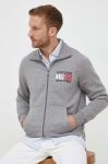 Кофта Tommy Hilfiger чоловіча колір сірий з принтом (3540903) Кофта Tommy Hilfiger чоловіча колір сірий з принтом (3540903)