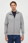 Кофта Tommy Hilfiger чоловіча колір сірий однотонна (3523037) Кофта Tommy Hilfiger чоловіча колір сірий однотонна (3523037)