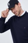 Кофта Tommy Hilfiger чоловіча колір синій однотонна (3532928)