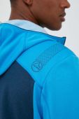 Спортивна кофта LA Sportiva Cosmic Hoody колір синій з капюшоном візерунок Спортивна кофта LA Sportiva Cosmic Hoody колір синій з капюшоном візерунок