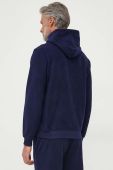 Кофта лаунж Polo Ralph Lauren колір синій з капюшоном однотонна