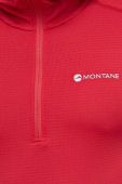 Спортивна кофта Montane Protium Lite колір червоний з капюшоном однотонна