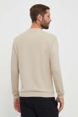 Кофта Guess чоловіча колір бежевий з аплікацією (3609328)