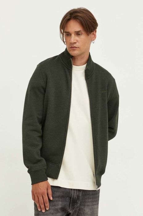 Кофта Superdry чоловіча колір зелений однотонна (3465992) Кофта Superdry чоловіча колір зелений однотонна (3465992)