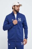 Кофта 47brand MLB New York Yankees чоловіча колір синій з аплікацією