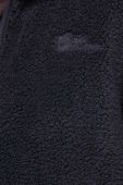 Флісова кофта Jack Wolfskin колір чорний однотонна