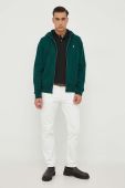 Кофта Polo Ralph Lauren чоловіча колір зелений з капюшоном однотонна (3613559) Кофта Polo Ralph Lauren чоловіча колір зелений з капюшоном однотонна (3613559)