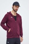 Кофта Under Armour чоловіча колір бордовий з капюшоном однотонна (3624956) Кофта Under Armour чоловіча колір бордовий з капюшоном однотонна (3624956)