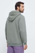 Кофта Colourwear чоловіча колір зелений з капюшоном з принтом