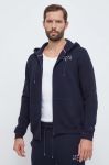 Кофта Tommy Hilfiger чоловіча колір синій з капюшоном однотонна (3553708) Кофта Tommy Hilfiger чоловіча колір синій з капюшоном однотонна (3553708)