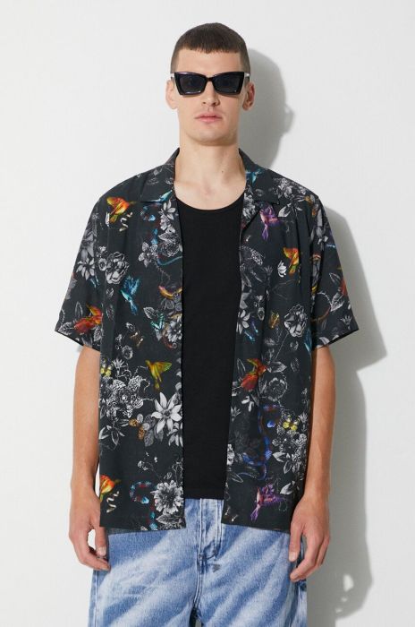 Сорочка KSUBI чоловіча колір чорний regular Сорочка KSUBI чоловіча колір чорний regular