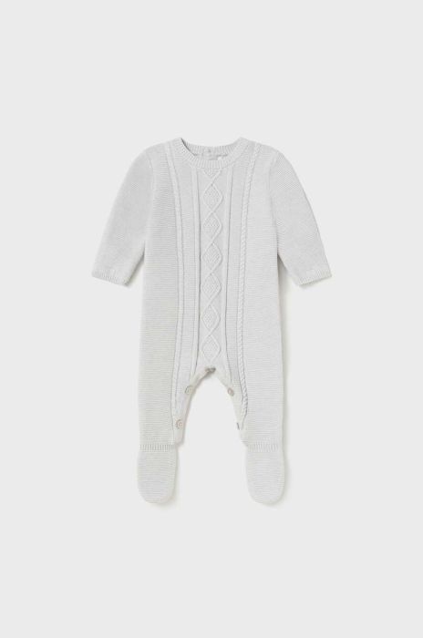 Дитячі бавовняні повзунки Mayoral Newborn Gift box колір сірий Дитячі бавовняні повзунки Mayoral Newborn Gift box колір сірий