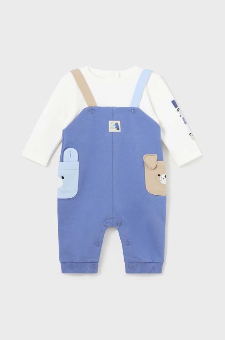 Комбінезон для немовлят Mayoral Newborn колір блакитний (3441714) Комбінезон для немовлят Mayoral Newborn колір блакитний (3441714)