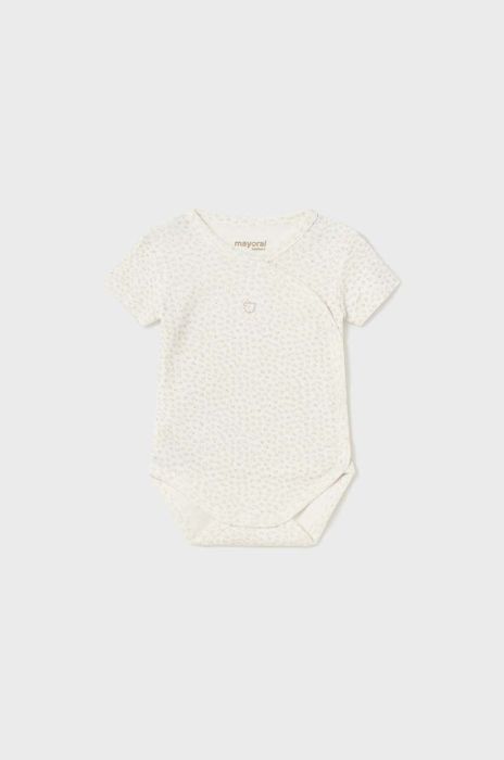Дитяче бавовняне боді Mayoral Newborn колір бежевий (3428047) Дитяче бавовняне боді Mayoral Newborn колір бежевий (3428047)