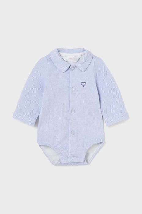 Дитяче бавовняне боді Mayoral Newborn колір блакитний (3503759) Дитяче бавовняне боді Mayoral Newborn колір блакитний (3503759)