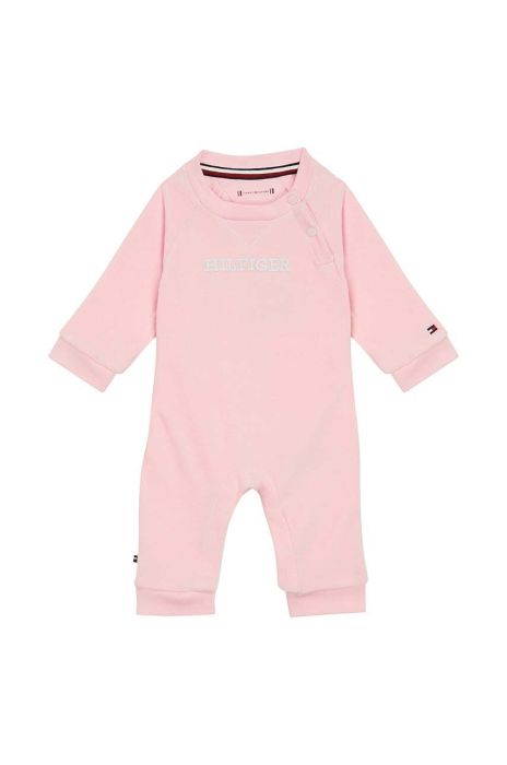 Дитячі повзунки Tommy Hilfiger колір рожевий (3515015)