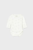 Дитяче бавовняне боді Mayoral Newborn 2-pack колір бежевий (3428103) Дитяче бавовняне боді Mayoral Newborn 2-pack колір бежевий (3428103)