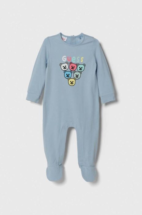 Повзунки для немовлят Guess колір блакитний (3403365) Повзунки для немовлят Guess колір блакитний (3403365)