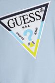 Дитячі бавовняні повзунки Guess колір блакитний (3362533)
