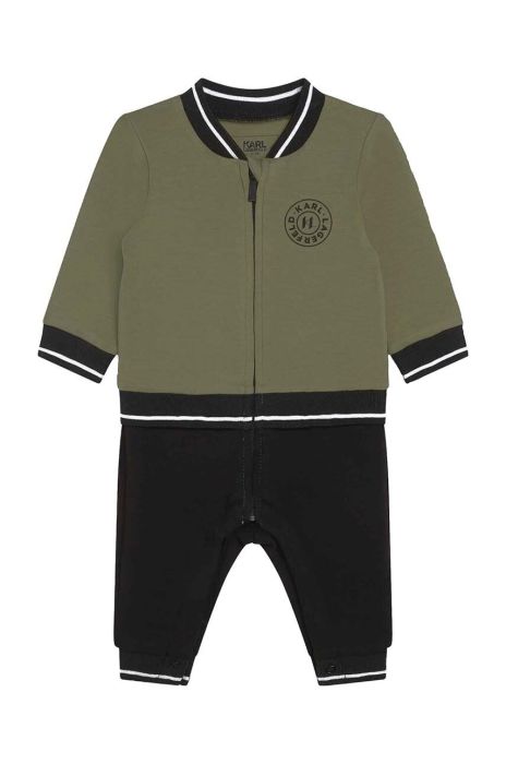 Комбінезон для немовлят Karl Lagerfeld колір зелений (3546241) Комбінезон для немовлят Karl Lagerfeld колір зелений (3546241)