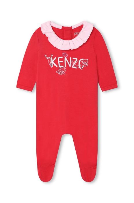 Дитячі повзунки Kenzo Kids колір червоний (3441728) Дитячі повзунки Kenzo Kids колір червоний (3441728)