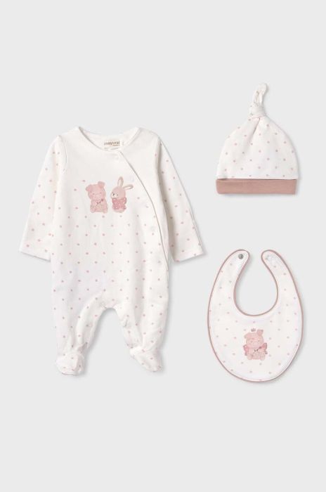 Дитячий бавовняний комплект Mayoral Newborn Gift box колір рожевий (3646439) Дитячий бавовняний комплект Mayoral Newborn Gift box колір рожевий (3646439)