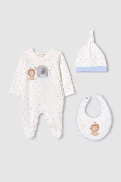 Дитячий бавовняний комплект Mayoral Newborn Gift box колір блакитний (3646719) Дитячий бавовняний комплект Mayoral Newborn Gift box колір блакитний (3646719)
