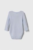 Дитяче бавовняне боді United Colors of Benetton колір блакитний (3390697)