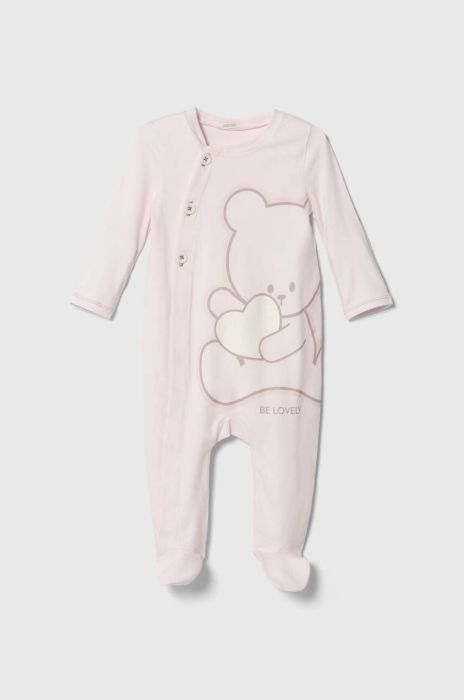 Повзунки для немовлят United Colors of Benetton колір рожевий (3546255) Повзунки для немовлят United Colors of Benetton колір рожевий (3546255)