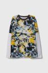 Дитячий бавовняний лонгслів Guess візерунок колір барвистий (3403372) Дитячий бавовняний лонгслів Guess візерунок колір барвистий (3403372)