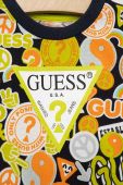 Дитячий бавовняний лонгслів Guess візерунок колір барвистий (3299164)