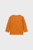 Бавовняний лонгслів для немовлят Mayoral колір помаранчевий