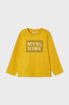 Дитячий бавовняний лонгслів Mayoral колір жовтий з принтом (3407410) Дитячий бавовняний лонгслів Mayoral колір жовтий з принтом (3407410)