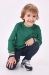 Дитячий лонгслів Mayoral колір зелений однотонний (3437159) Дитячий лонгслів Mayoral колір зелений однотонний (3437159)