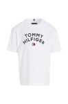 Дитяча бавовняна футболка Tommy Hilfiger колір білий з принтом (3527657) Дитяча бавовняна футболка Tommy Hilfiger колір білий з принтом (3527657)