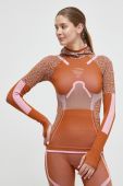 Лонгслів для тренувань adidas by Stella McCartney TrueStrenght колір помаранчевий Лонгслів для тренувань adidas by Stella McCartney TrueStrenght колір помаранчевий