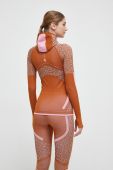Лонгслів для тренувань adidas by Stella McCartney TrueStrenght колір помаранчевий Лонгслів для тренувань adidas by Stella McCartney TrueStrenght колір помаранчевий