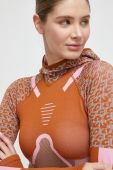Лонгслів для тренувань adidas by Stella McCartney TrueStrenght колір помаранчевий Лонгслів для тренувань adidas by Stella McCartney TrueStrenght колір помаранчевий