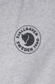 Бавовняний лонгслів Fjallraven 1960 Logo колір сірий