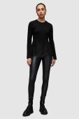 Лонгслів AllSaints MILLY жіночий колір чорний