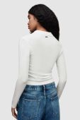 Лонгслів AllSaints HALLIE жіночий колір білий Лонгслів AllSaints HALLIE жіночий колір білий